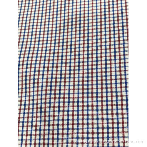 T/C(20%Cotton80%Polyester)Woven Plain Yarn-dyed Plaid Fabric